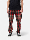 Pantalon Elepants 166 Poplin Rojo Negro