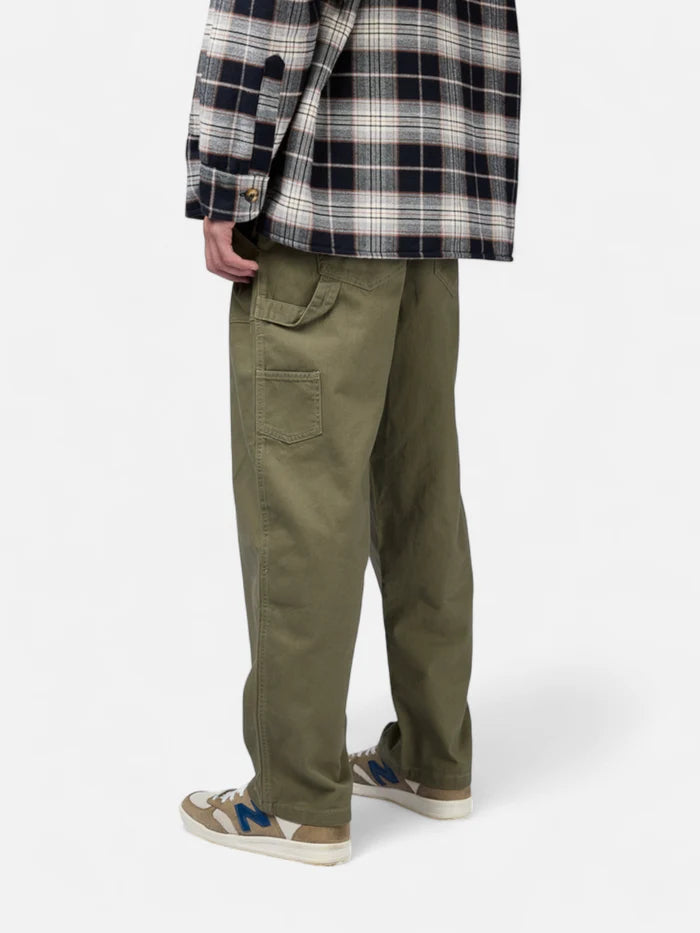 Pantalon Elepants Carpintero Gabardina Oliva