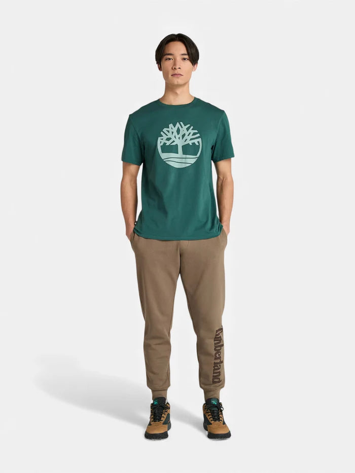 Pantalon Timberland Wordmark Logo Brushback Chocolate