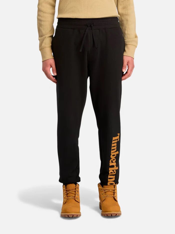 Pantalon Timberland Wordmark Logo Brushback Negro