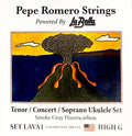 Pepe Romero LAVA1 Fluorocarbon Strings - Smoke Gray Color - Lower Tension - Soprano/Concert/Tenor