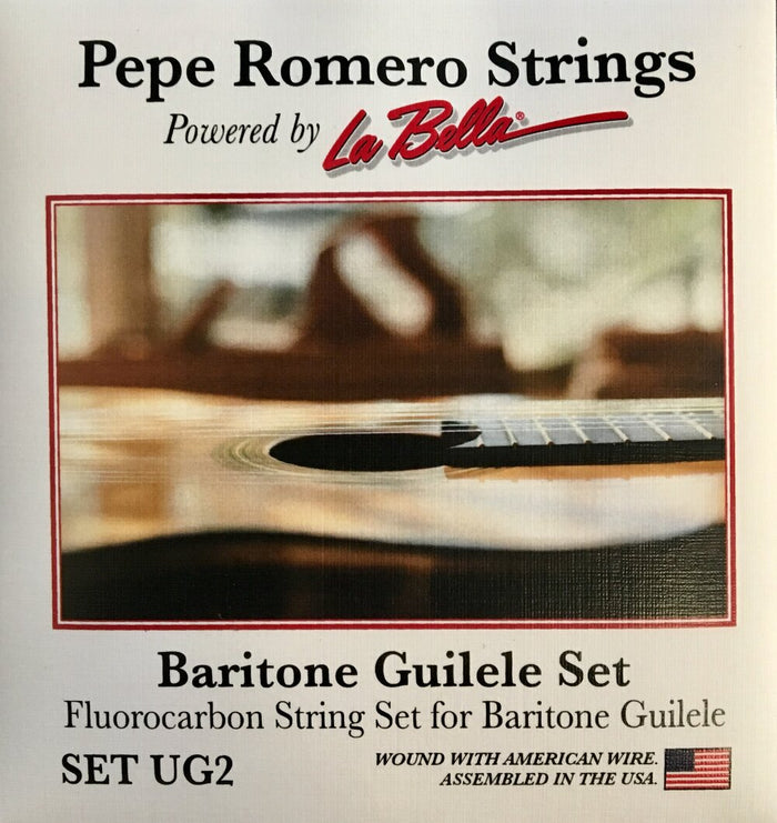 Pepe Romero UG2 Baritone Guilele/Guitalele/Guitarlele Fluorocarbon Set - E to E Tuning