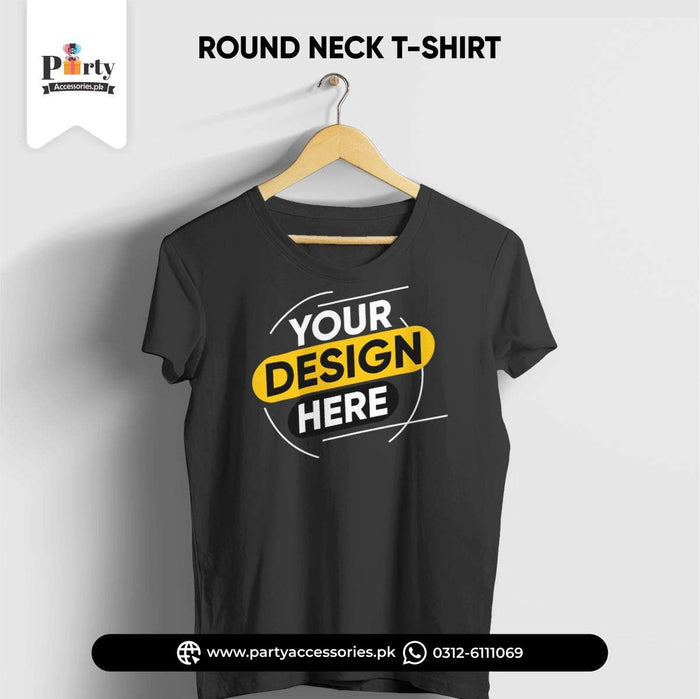 Personalized Round Neck T-Shirts: Customized Printed T-Shirts