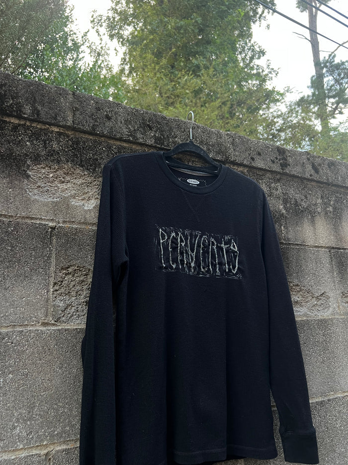 Perverts - Black Longsleeve Shirt - ON