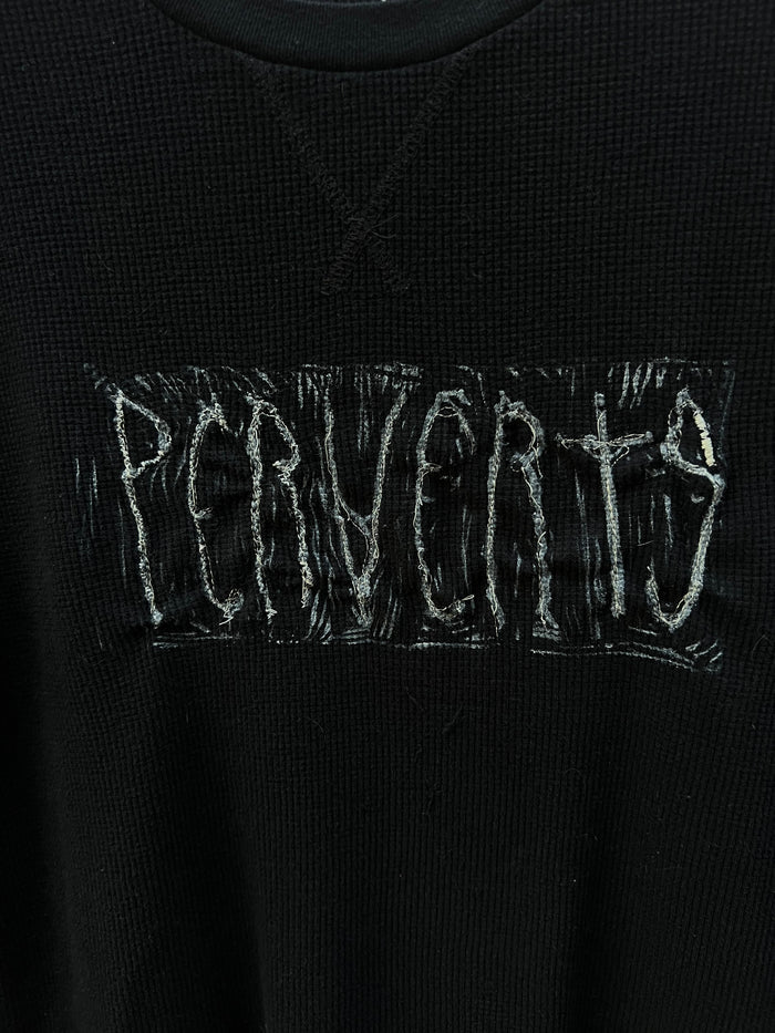 Perverts - Black Longsleeve Shirt - ON