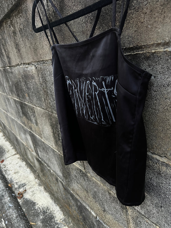 Perverts - Black Satin Tank Top