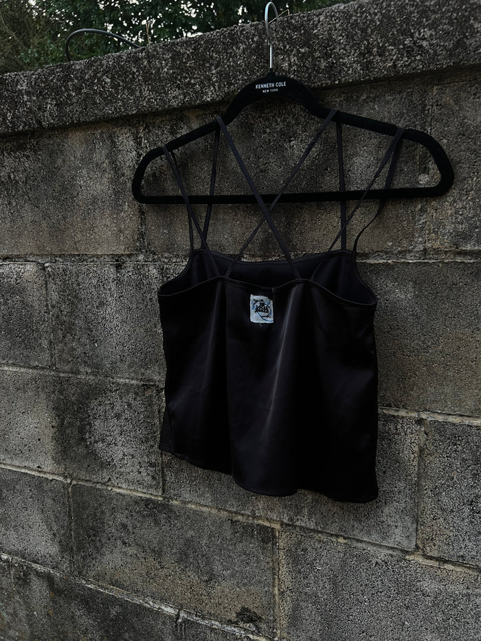 Perverts - Black Satin Tank Top