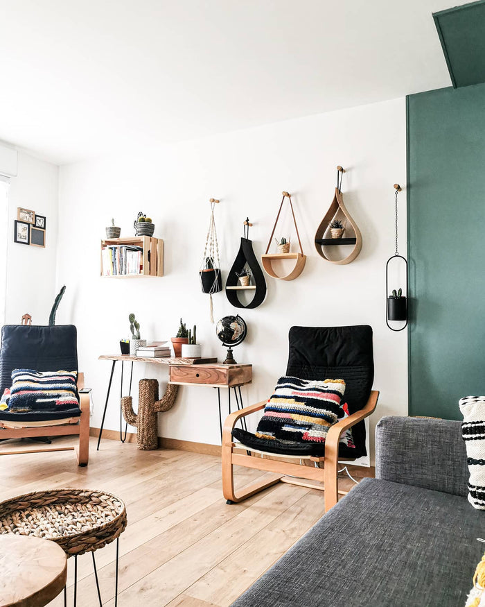 POANG Armchair, Birch veneer & knisa black