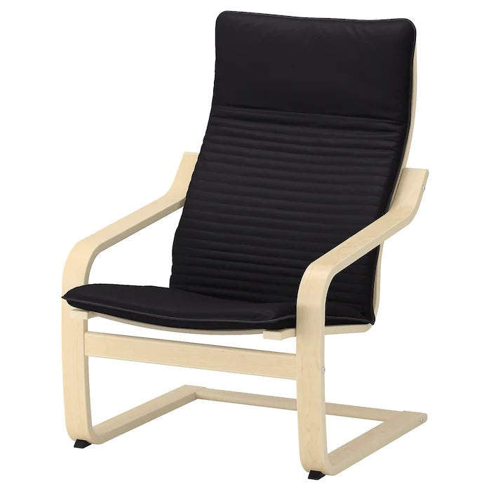 POANG Seat cushion, Knisa black