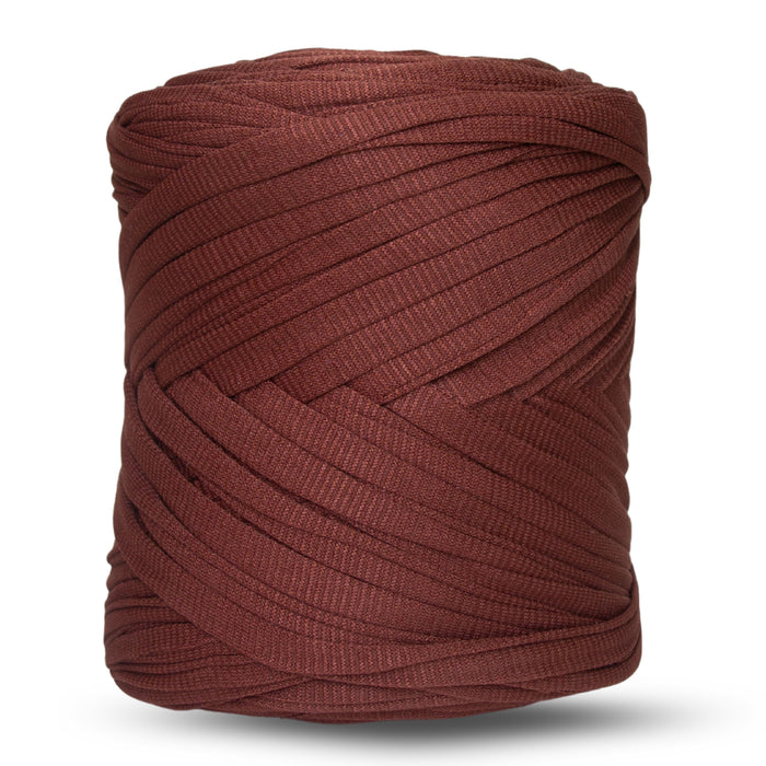 Poly T-Shirt Yarn Chocolate Color