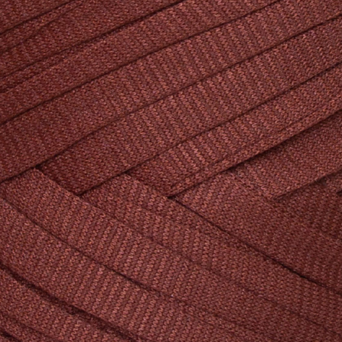 Poly T-Shirt Yarn Chocolate Color