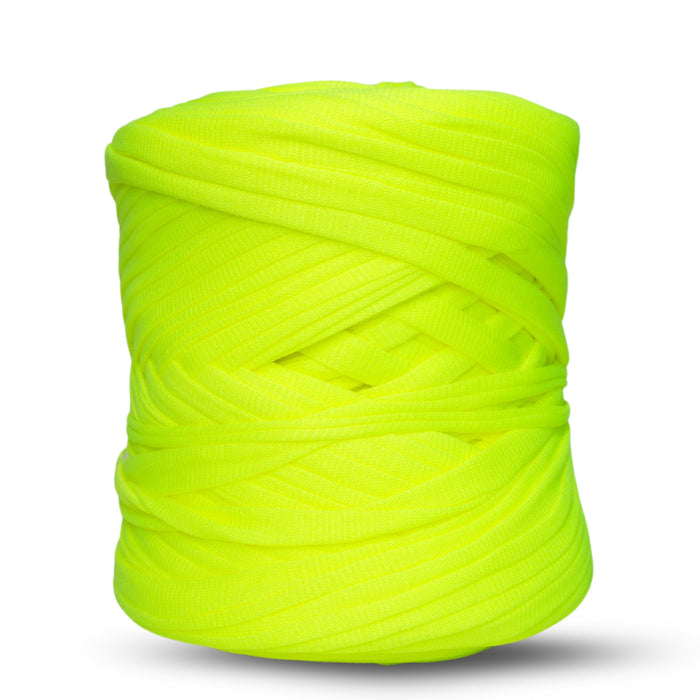 Poly T-Shirt Yarn Neon Green Color