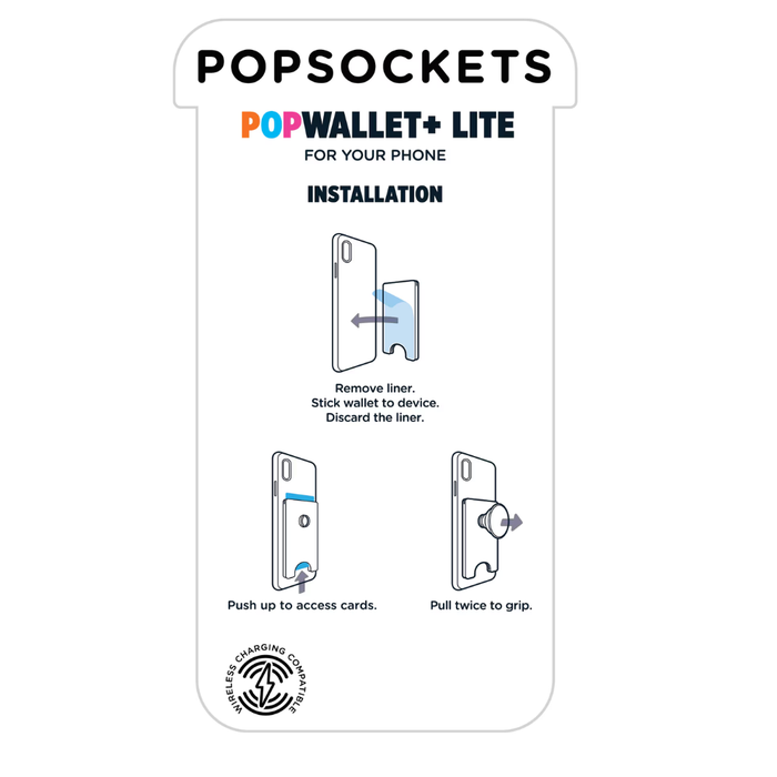 Pop Socket Wallet Lite, Personalized