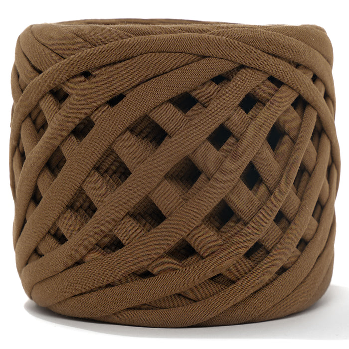 Premium T-Shirt Fabric Yarn Wood Brown Color