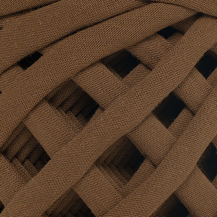 Premium T-Shirt Fabric Yarn Wood Brown Color