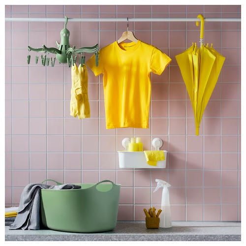 PRESSA Hanging dryer 16 clothes pegs, Green