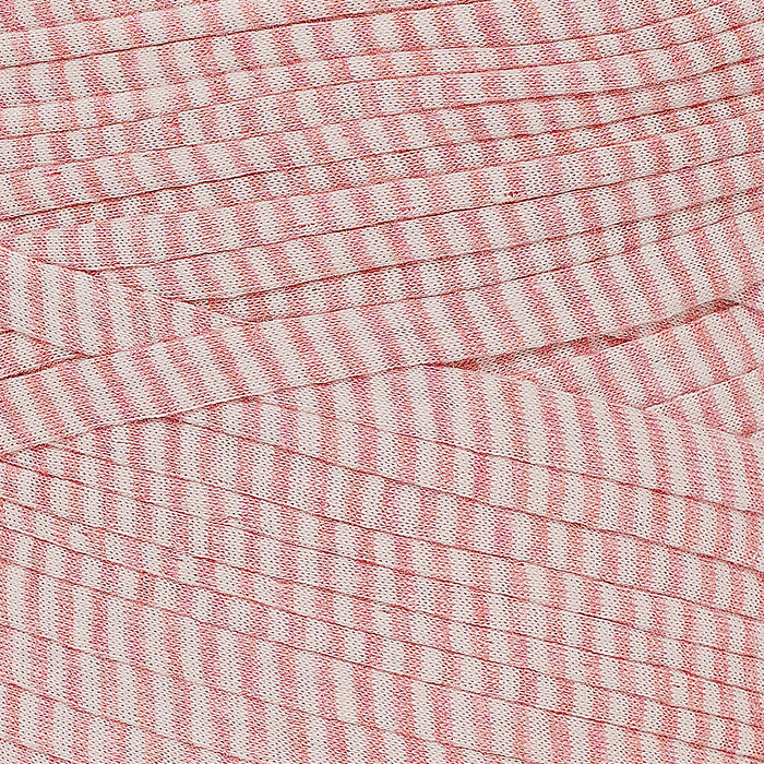 Printed Recycled T-Shirt Fabric Yarn - Pink Checkered