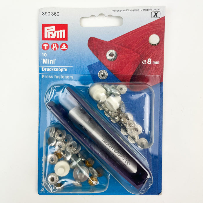 Prym - Anorak Non-Sew Fasteners/Snaps - Assorted