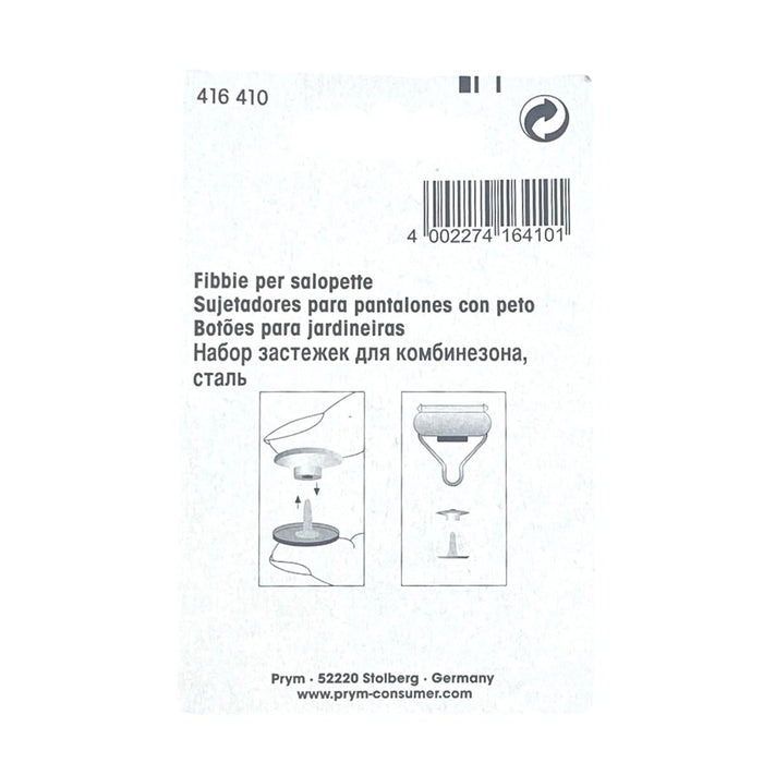 Prym - Dungaree / Overall Fittings - Sewing Gem