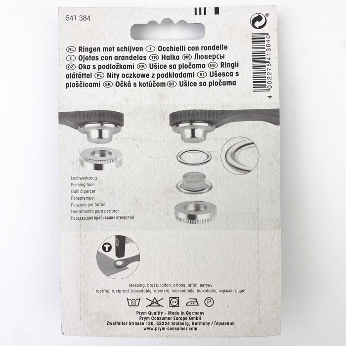 Prym - Eyelets with Washers - Black Brass - 3 sizes - Sewing Gem