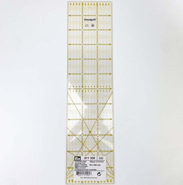 Prym - Universal Rulers - Omnigrid 15 x 60cm - Sewing Gem