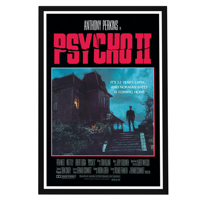 "Psycho II" (1983) Framed Movie Poster