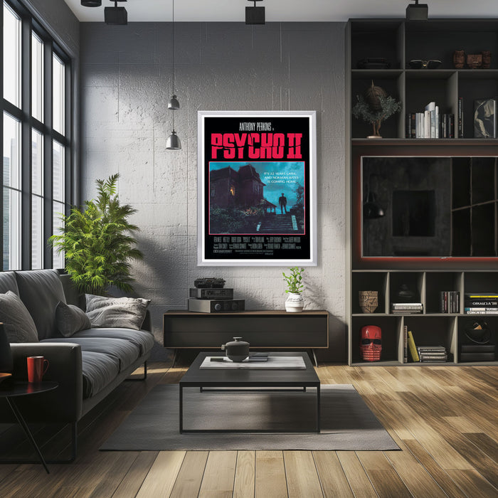 "Psycho II" (1983) Framed Movie Poster