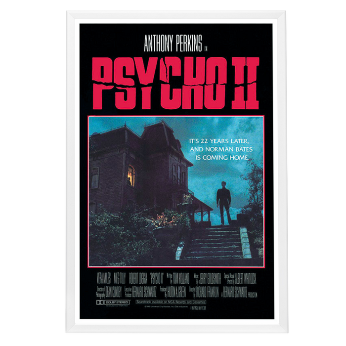 "Psycho II" (1983) Framed Movie Poster