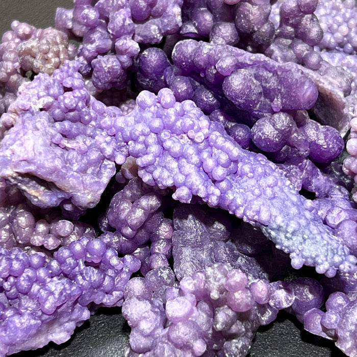 Purple Grape Agate (Dyed) Crystal Clusters (By The Piece Or Pound) Rough