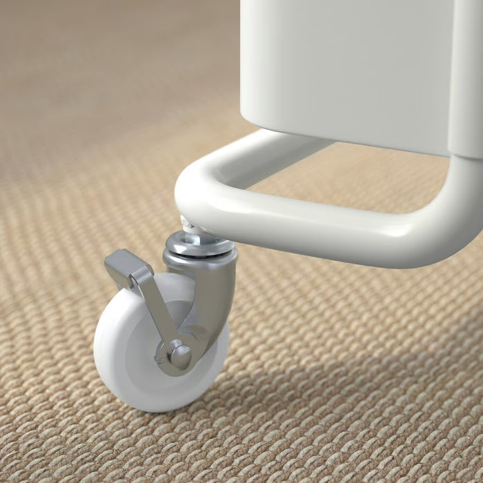 RASKOG Trolley, White, 35x45x77cm