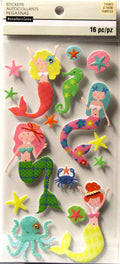Recollections Mermaid Dimensional Stickers - SCRAPBOOKFARE