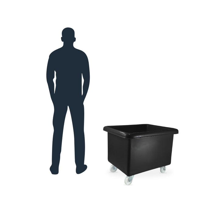 Recycled Plastic Container Truck – 132 Litres, Wheeled