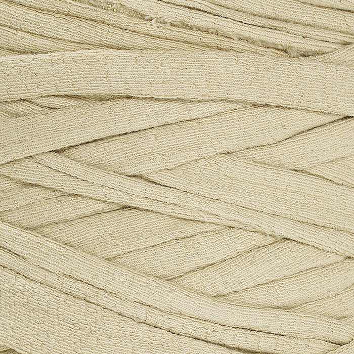 Recycled T-Shirt Fabric Yarn - Khaki Color