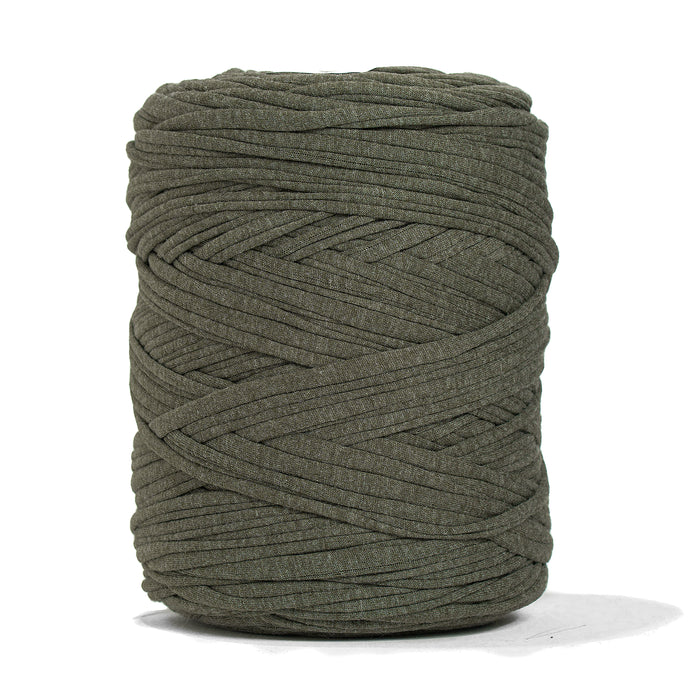 Recycled T-Shirt Fabric Yarn - Tuscany Green Color
