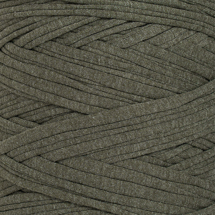 Recycled T-Shirt Fabric Yarn - Tuscany Green Color