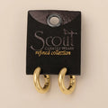 Refined Earring Collection - Stellar Hoop/Gold Vermeil