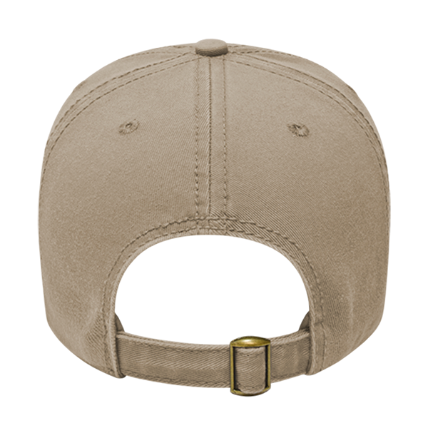 Relaxed Khaki Chino Golf Cap - Personalized