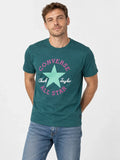 Remera Converse All Star Drawn Verde Petroleo — vista principal