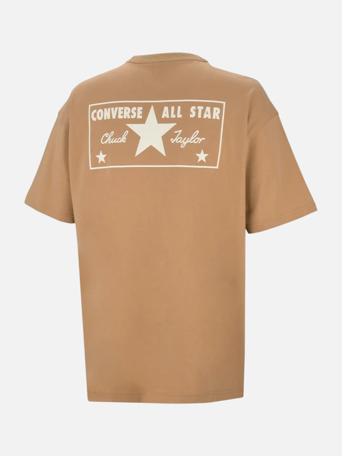 Remera Converse License Plate Naranja