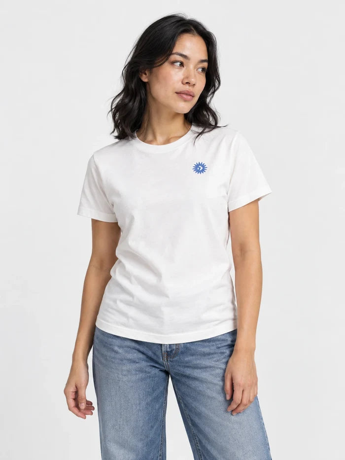 Remera Converse Mujer Floral Graphic Crudo — vista principal
