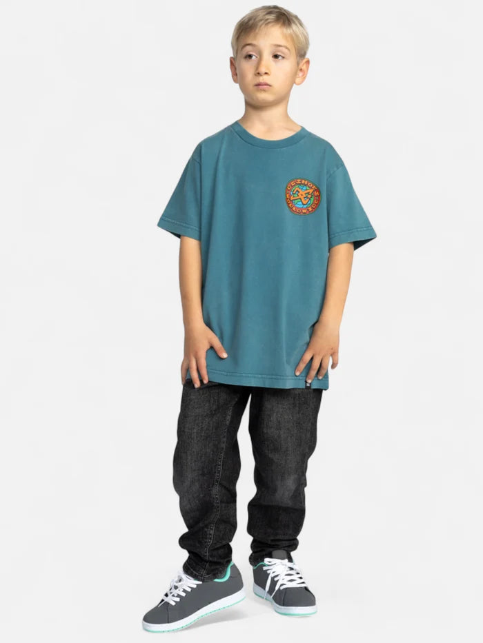 Remera DC Niño Spinner Turquesa