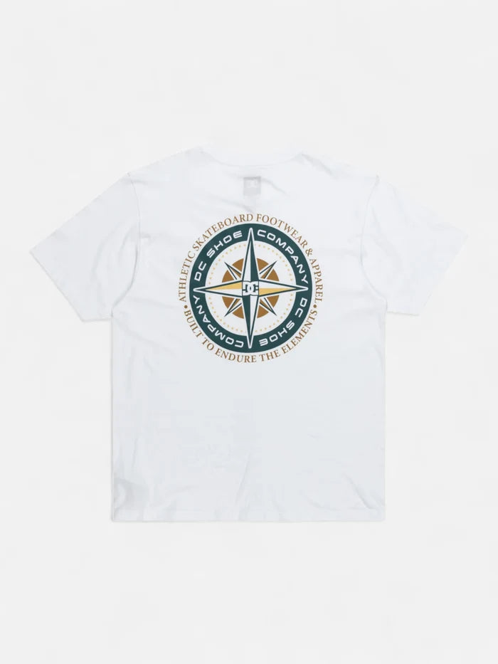 Remera DC True North LHSS Blanco