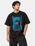 Remera Familyarg Eh! Gato Supersized Negro — vista principal