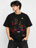Remera Familyarg Japanese City Supersized Negro — vista principal