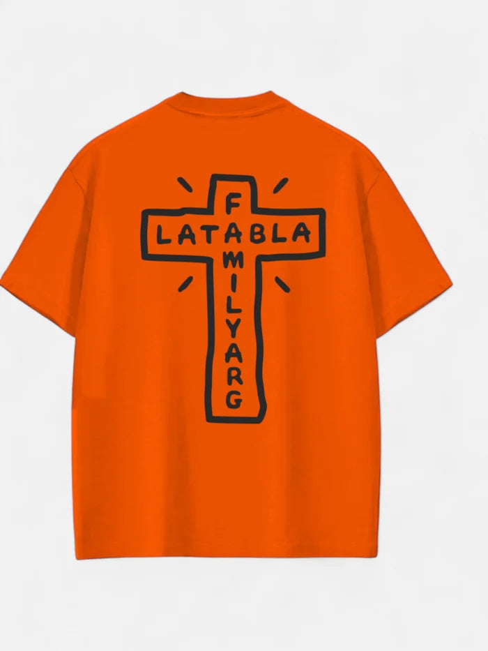 Remera Familyarg + LaTabla Cruz Naranja