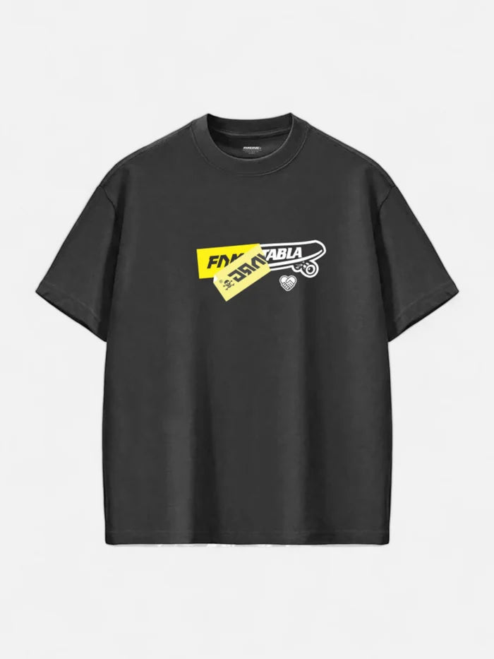 Remera Familyarg + LaTabla Stickers Gris Topo