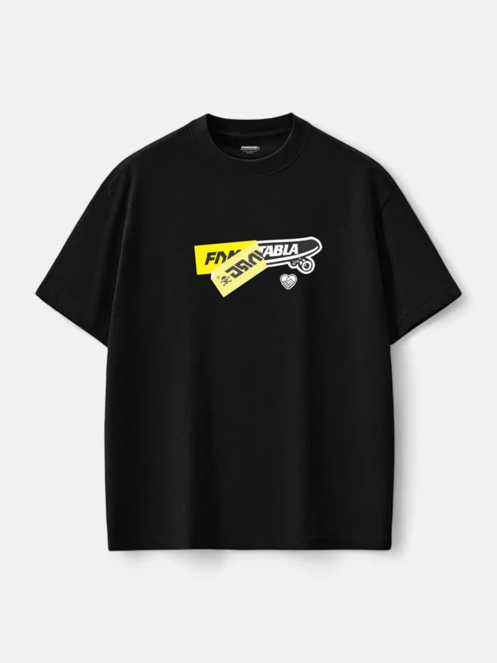 Remera Familyarg + LaTabla Stickers Negro