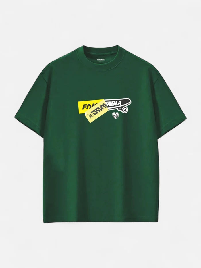 Remera Familyarg + LaTabla Stickers Verde Pino