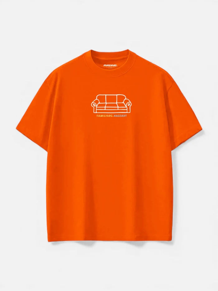 Remera Familyarg + Vagoart Home Naranja