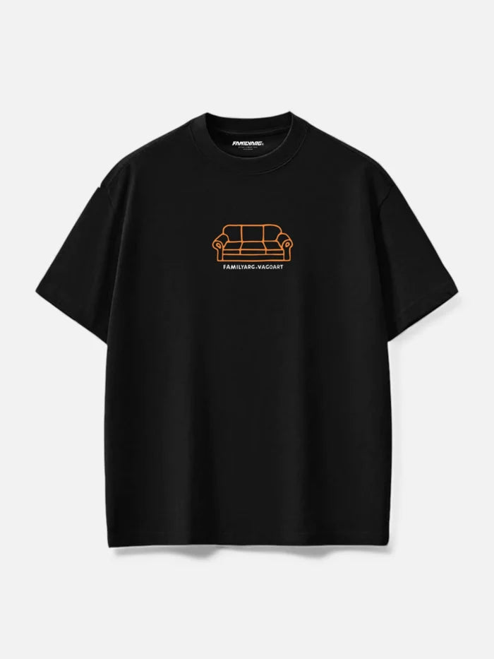 Remera Familyarg + Vagoart Home Negro